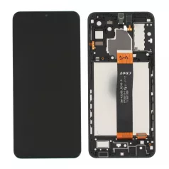   Samsung A326 Galaxy A32 5G fekete gyári LCD kijelző érintővel és kerettel (GH82-25121A)