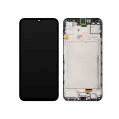   Samsung A155 / A156 Galaxy A15 4G / A15 5G fekete gyári LCD kijelző érintővel és kerettel