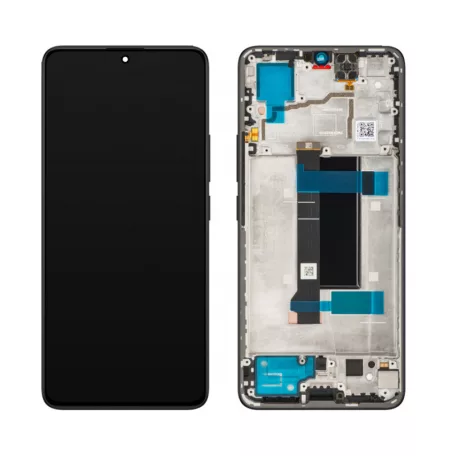 Xiaomi Poco X6 fekete gyári LCD kijelző érintővel és kerettel (560003N16P00)