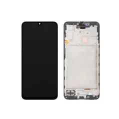   Samsung A176 Galaxy A17 5G fekete gyári LCD kijelző érintővel és kerettel (GH82-38045A)