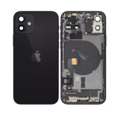   Apple iPhone 12 2020 (6.1) fekete gyári bontott komplett ház