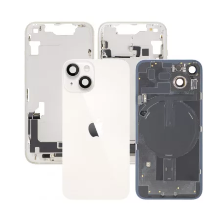 Apple iPhone 14 (6.1) csillagfény gyári bontott komplett ház