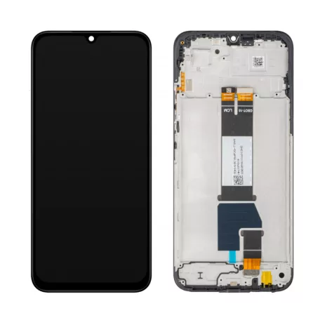 Xiaomi Redmi 15C 4G / Poco C85 4G fekete gyári LCD kijelző érintővel és kerettel (5600020P15A00)