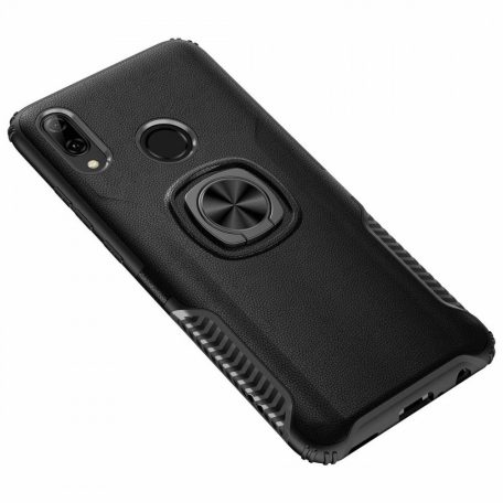 Armor Ring Huawei P30 Lite ütésálló szilikon tok fekete