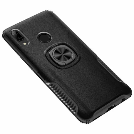 Armor Ring Apple iPhone 12 Mini 2020 (5.4) ütésálló szilikon tok fekete