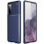 Apple iPhone 12 / 12 Pro 2020 (6.1) Carbon Fiber ütésálló szilikon tok kék