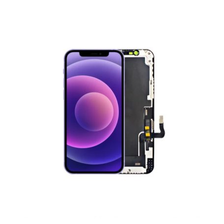 JCID Apple iPhone 12 / 12 Pro 2020 (6.1) SOFT OLED (diagnosztizálható, hibaüzenet mentes) fekete LCD kijelző érintővel