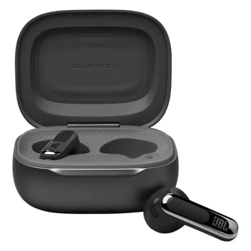 JBL Live Flex 3 stereo bluetooth headset fekete