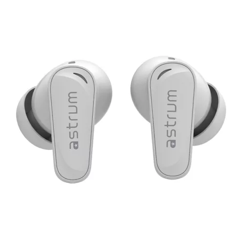 Astrum DUOZ ENC10 TWS Bluetooth V5.4 zajszűrős headset 4 mikrofonnal, USB-C töltőtokkal, fehér