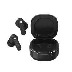   Astrum DUOZ PRO10 TWS Bluetooth V5.4 hibrid ANC zajszűrős headset 6 mikrofonnal, USB-C töltőtokkal, fekete