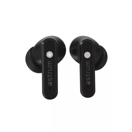 Astrum DUOZ PRO10 TWS Bluetooth V5.4 hibrid ANC zajszűrős headset 6 mikrofonnal, USB-C töltőtokkal, fekete