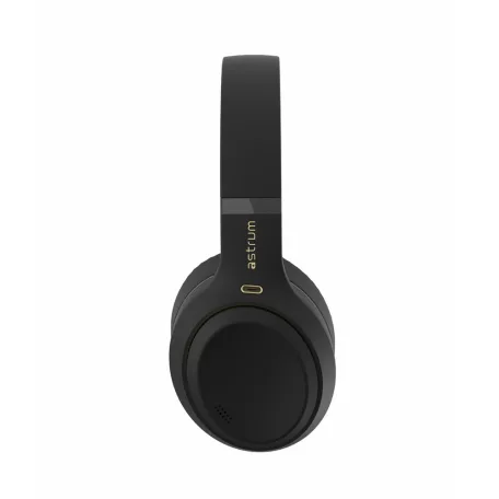 Astrum Ease Drift sztereó fekete bluetooth 6.0 ANC aktív zajszűrős fejhallgató beépített mikrofonnal