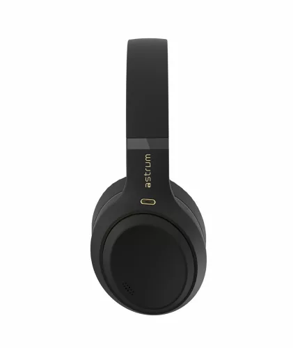 Astrum Ease Drift sztereó fekete bluetooth 6.0 ANC aktív zajszűrős fejhallgató beépített mikrofonnal