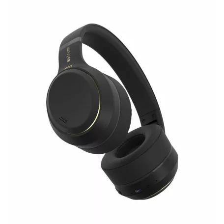 Astrum Ease Drift sztereó fekete bluetooth 6.0 ANC aktív zajszűrős fejhallgató beépített mikrofonnal