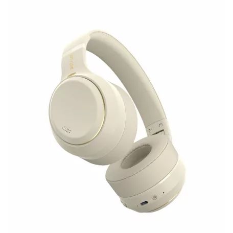 Astrum Ease Drift sztereó bluetooth 6.0 ANC aktív zajszűrős fejhallgató beépített mikrofonnal fehér