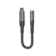   Astrum VerveMesh VMCA50 Type - C - 3,5 mm-es jack szövetbevonatos erősített átalakító adapter 50cm