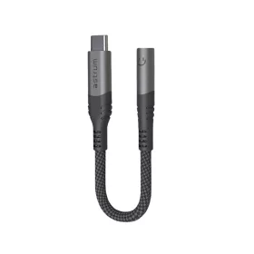   Astrum VerveMesh VMCA50 Type - C - 3,5 mm-es jack szövetbevonatos erősített átalakító adapter 50cm