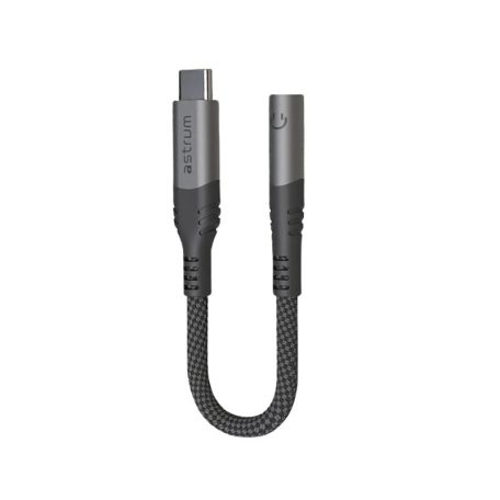 Astrum VerveMesh VMCA50 Type - C - 3,5 mm-es jack szövetbevonatos erősített átalakító adapter 50cm