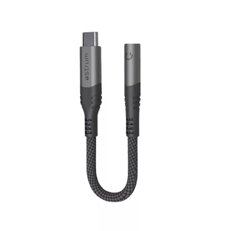 Astrum VerveMesh VMCA50 Type - C - 3,5 mm-es jack szövetbevonatos erősített átalakító adapter 50cm