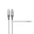 Astrum VerveMesh VMCC240 Type-C - Type-C szövetbevonatos adatkábel, 2.0M fehér