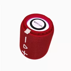   Astrum SP110 hordozható TWS Bluetooth hangszóró FM rádióval, micro SD, AUX, USB, 10W, piros