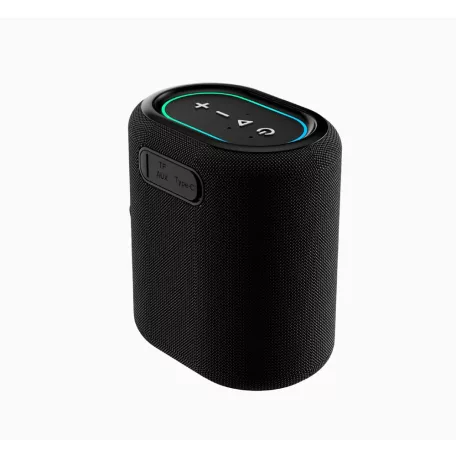 Astrum SP150 hordozható TWS Bluetooth hangszóró micro SD, AUX, USB, 15W, fekete