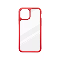   Color Shock - Apple iPhone 12 Mini 2020 (5.4) ütésálló TPU tok piros kerettel