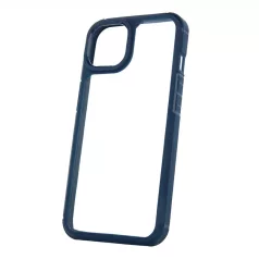   Color Shock - Apple iPhone 12 / 12 Pro 2020 (6.1) ütésálló TPU tok kék kerettel