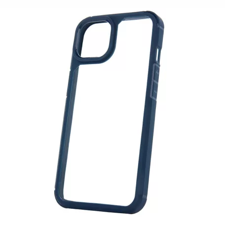 Color Shock - Apple iPhone 12 / 12 Pro 2020 (6.1) ütésálló TPU tok kék kerettel