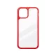 Color Shock - Apple iPhone 12 / 12 Pro 2020 (6.1) ütésálló TPU tok piros kerettel