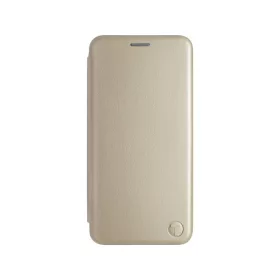  mobilNET Apple iPhone 13 Pro (6.1) oldalra nyíló mágneses könyv tok szilikon belsővel arany