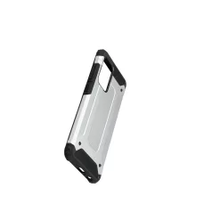   mobilNET Apple iPhone 13 Mini (5.4) ütésálló szilikon / műanyag tok ezüst