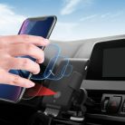 Univerzális autós tartó vezetéknélküli töltéssel 10W szélvédőre és szellőzőre