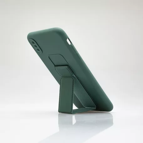 mobilNET Apple iPhone 13 Pro (6.1) ütésálló, kitámasztható zöld hátlapvédő tok