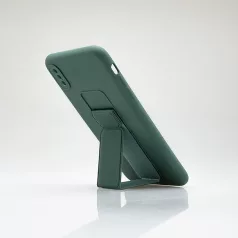   mobilNET Apple iPhone 13 Pro Max (6.7) ütésálló, kitámasztható zöld hátlapvédő tok