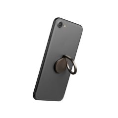   Celly univerzális 360 fokban forgatható mobiltelefon tokra rögzíthető ujjgyűrű fekete