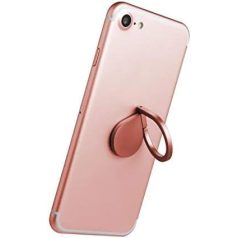   Celly univerzális 360 fokban forgatható mobiltelefon tokra rögzíthető ujjgyűrű fekete