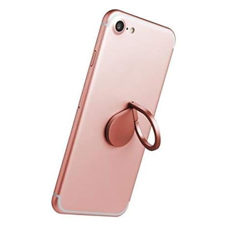 Celly univerzális 360 fokban forgatható mobiltelefon tokra rögzíthető ujjgyűrű fekete