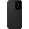 Samsung Clear View (EF-ZS901CBEGEE) S901 Galaxy S22 (2022) oldalra nyíló mágneses könyvtok fekete