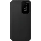 Samsung Clear View (EF-ZS901CBEGEE) S901 Galaxy S22 (2022) oldalra nyíló mágneses könyvtok fekete