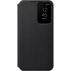   Samsung Clear View (EF-ZS901CBEGEE) S901 Galaxy S22 (2022) oldalra nyíló mágneses könyvtok fekete