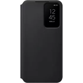   Samsung Clear View (EF-ZS901CBEGEE) S901 Galaxy S22 (2022) oldalra nyíló mágneses könyvtok fekete