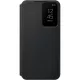 Samsung Clear View (EF-ZS901CBEGEE) S901 Galaxy S22 (2022) oldalra nyíló mágneses könyvtok fekete