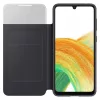 Samsung Clear View (EF-EA336PBEGEE) A336 Galaxy A33 5G oldalra nyíló mágneses könyvtok fekete
