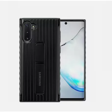 Samsung Galaxy Note 10 / Note 10 5G ütésálló hátlapvédő tok fekete