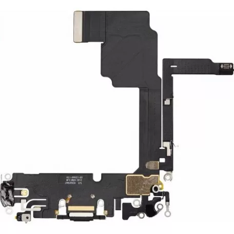 Apple iPhone 15 Pro Max (6.7) fekete töltőcsatlakozó szalagkábel