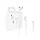 BLISZTERES A1748 Apple EarPods iPhone gyári sztereo headset lightning csatlakozóval (MMTN2ZM/A)