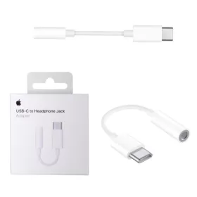   BLISZTERES Apple Type - C - 3,5 mm-es jack gyári átalakító adapter fehér (MU7E2ZM/A)