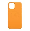 Apple iPhone 12 Mini 2020 (5.4) narancssárga gyári Magsafe bőr tok (MHK63ZM/A)