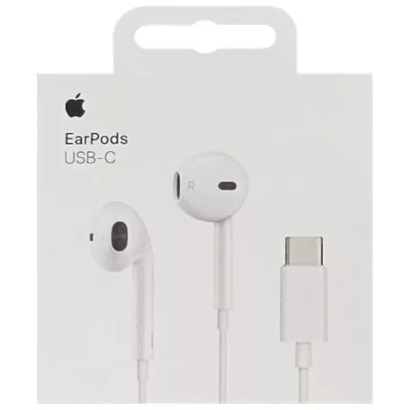 BLISZTERES Apple EarPods iPhone gyári sztereo headset Type-C csatlakozóval MYQY3ZM/A (MTJY3ZM/A)